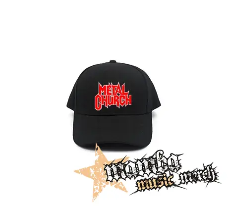 METAL CHURCH - Logo Red White - čierna šiltovka