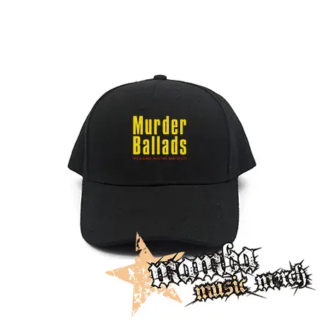 NICK CAVE - Murder Ballads - čierna šiltovka