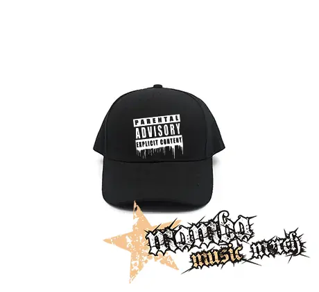 PARENTAL ADVISORY EXPLICIT CONTENT - čierna šiltovka
