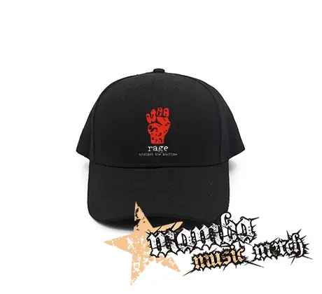 RAGE AGAINST THE MACHINE - Logo Paw - čierna šiltovka