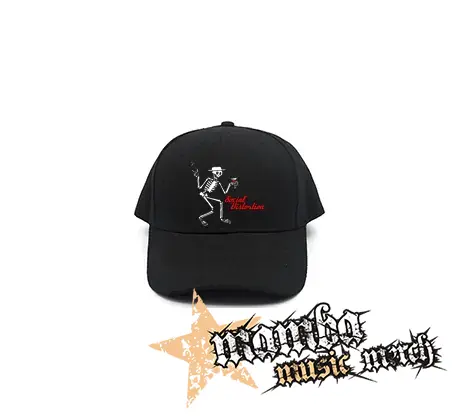 SOCIAL DISTORTION - Skeleton & Logo - čierna šiltovka