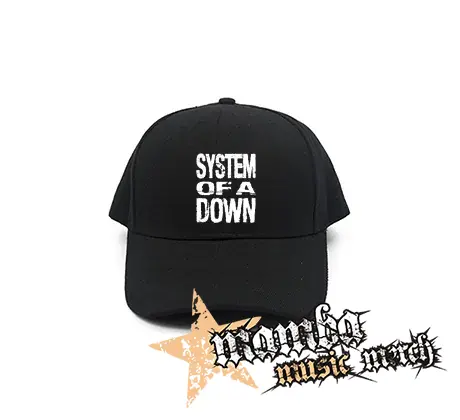 SYSTEM OF A DOWN - Logo - čierna šiltovka