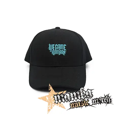 WE CAME AS ROMANS - Cyan Logo - čierna šiltovka