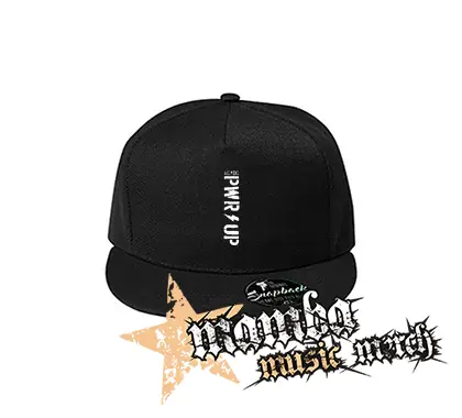 ACDC - Power Up Slogan Black na výšku - čierna šiltovka model "Snapback"