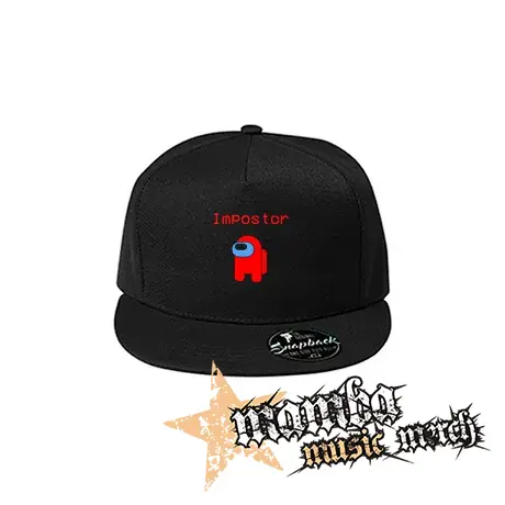 AMONG US - Impostor - čierna šiltovka model "Snapback"