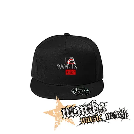 AMONG US - Where - čierna šiltovka model "Snapback"