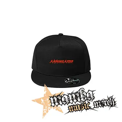 ANNIHILATOR - Logo Red - čierna šiltovka model "Snapback"