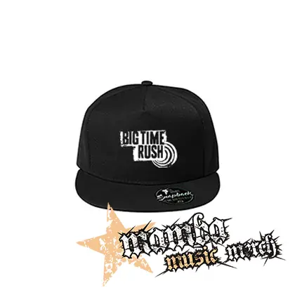 BIG TIME RUSH - čierna šiltovka model "Snapback"