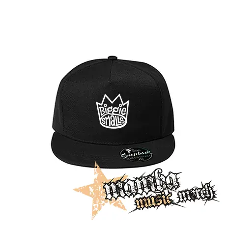 BIGGIE SMALLS - Logo - čierna šiltovka model "Snapback"