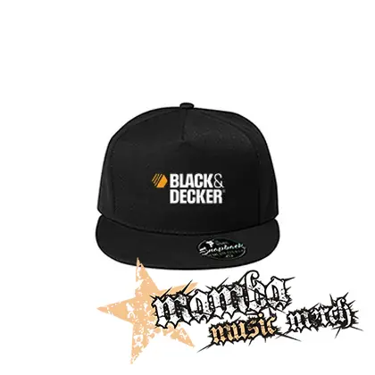 BLACK & DECKER - Logo - čierna šiltovka model "Snapback"