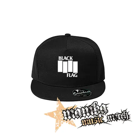 BLACK FLAG - Logo Crest - čierna šiltovka model "Snapback"