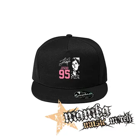BLACKPINK - Jisoo 95 Signature Portrait - čierna šiltovka model "Snapback"