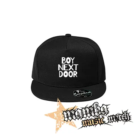 BOYNEXTDOOR - Logo Kpop Band - čierna šiltovka model "Snapback"