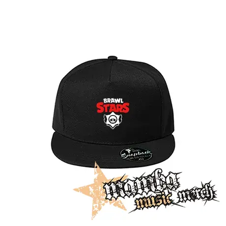 BRAWL STARS - Logo - čierna šiltovka model "Snapback"