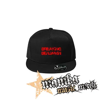 BREAKING BENJAMIN - Red Logo Motive 2 - čierna šiltovka model "Snapback"