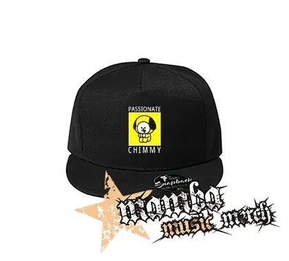 BT21 - Passionate Chimmy NA ČIERNE - čierna šiltovka model "Snapback"