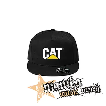 CAT - Logo - čierna šiltovka model "Snapback"