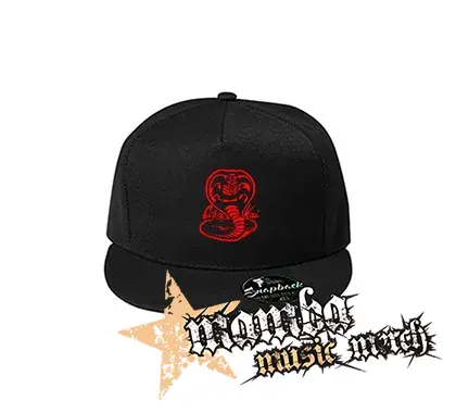 COBRA KAI - Red Cobra Logo - čierna šiltovka model "Snapback"