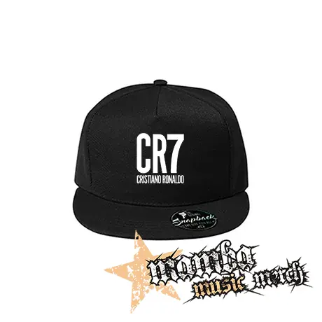 CRISTIANO RONALDO - CR7 Crest - čierna šiltovka model "Snapback"