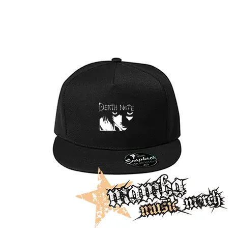 DEATH NOTE - Logo And Portrait - čierna šiltovka model "Snapback"