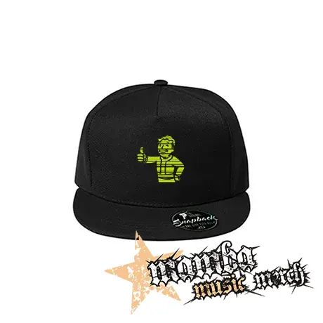 FALLOUT - Vault Boy Green Vintage - čierna šiltovka model "Snapback"