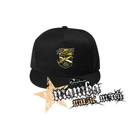 FOO FIGHTERS - Aeroplane - čierna šiltovka model "Snapback"