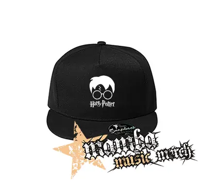 HARRY POTTER - Glasses Bold Crest With Logo - čierna šiltovka model "Snapback"
