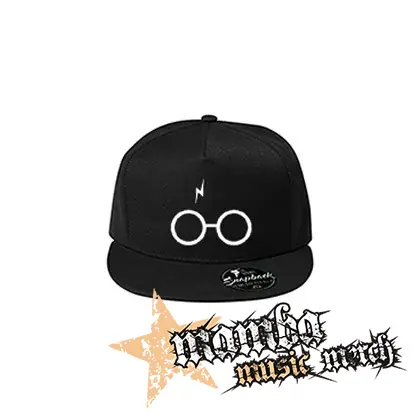 HARRY POTTER - Glasses Crest - čierna šiltovka model "Snapback"