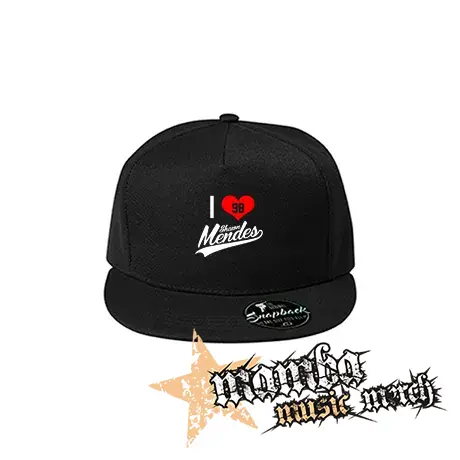 I LOVE SHAWN MENDES - čierna šiltovka model "Snapback"