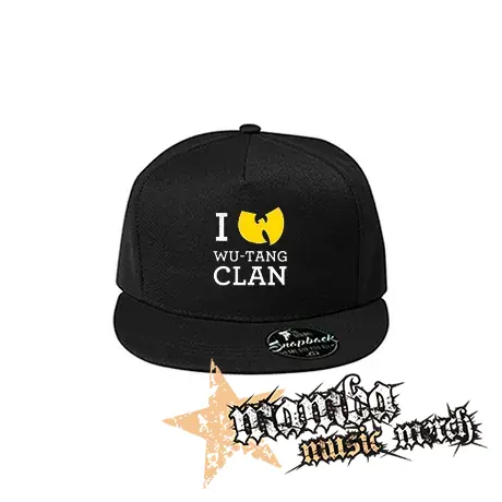 I LOVE WU TANG - čierna šiltovka model "Snapback"