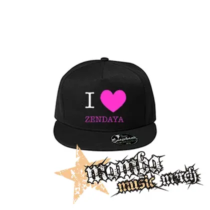 I LOVE ZENDAYA - čierna šiltovka model "Snapback"
