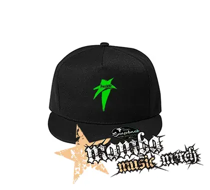 I SEE STAR - Green Star - čierna šiltovka model "Snapback"