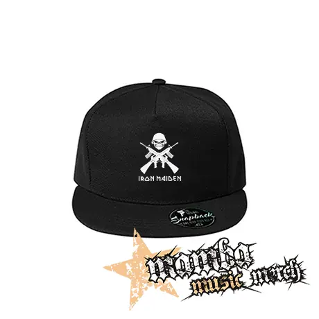 IRON MAIDEN - A Matter Of Life And Death Logo - čierna šiltovka model "Snapback"