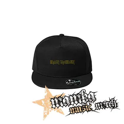 IRON MAIDEN - Logo Yellow - čierna šiltovka model "Snapback"