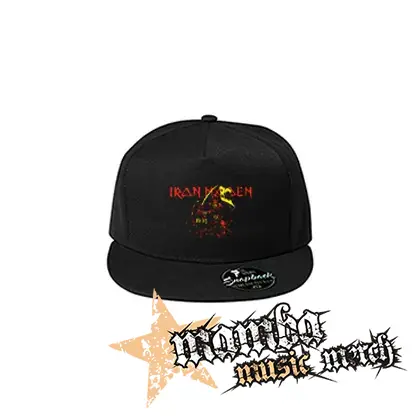 IRON MAIDEN - Red Yellow Senjutsu Samurai - čierna šiltovka model "Snapback"