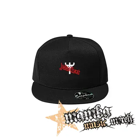 JUDAS PRIEST - Classic Logo Cross Symbol - čierna šiltovka model "Snapback"
