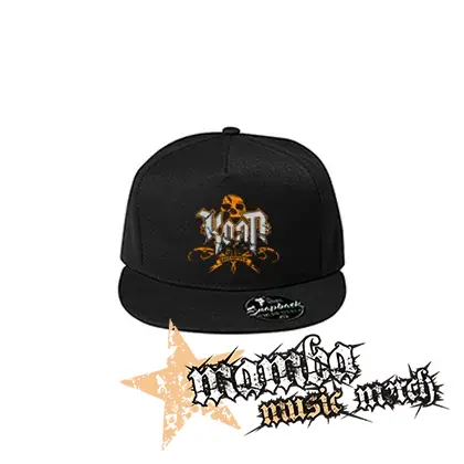 KORN - Logo Crest Bakersfield Orange - čierna šiltovka model "Snapback"