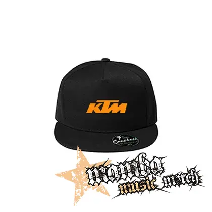 KTM - Orange Logo - čierna šiltovka model "Snapback"