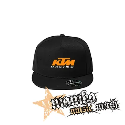 KTM RACING - Logo - čierna šiltovka model "Snapback"