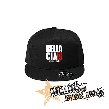 LA CASA DE PAPEL - Bella Ciao - čierna šiltovka model "Snapback"