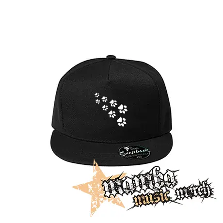 LABKY - PAWS - čierna šiltovka model "Snapback"