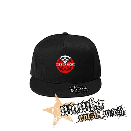 LIFE OF AGONY - Logo Symbol Crest - čierna šiltovka model "Snapback"