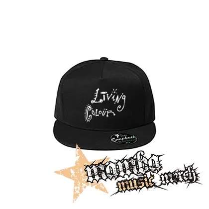 LIVING COLOUR - Logo - čierna šiltovka model "Snapback"