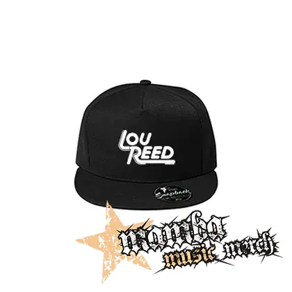 LOU REED - Logo - čierna šiltovka model "Snapback"