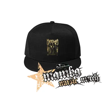 MANOWAR - Battle Hymns Gold - čierna šiltovka model "Snapback"