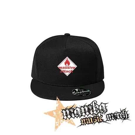 MASSIVE ATTACK - Logo Crest Symbol - čierna šiltovka model "Snapback"