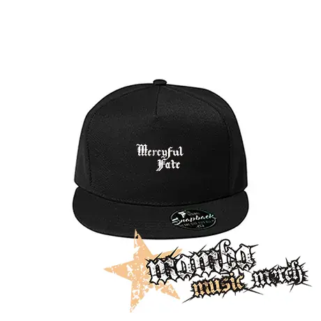 MERCYFUL FATE - Logo White - čierna šiltovka model "Snapback"