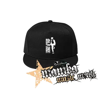 MICHAEL JACKSON - King Of Pop - čierna šiltovka model "Snapback"