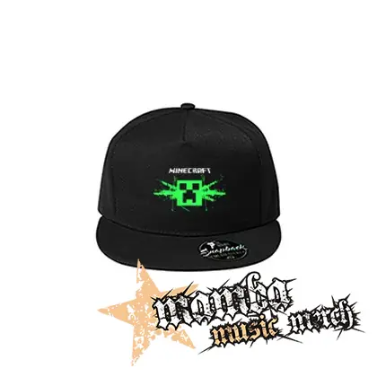 MINECRAFT - Gun - čierna šiltovka model "Snapback"