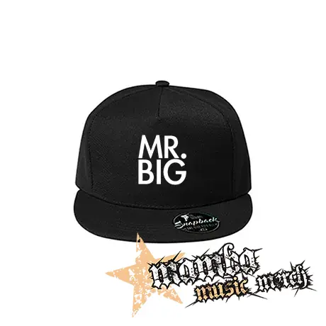 MR BIG - Logo White - čierna šiltovka model "Snapback"